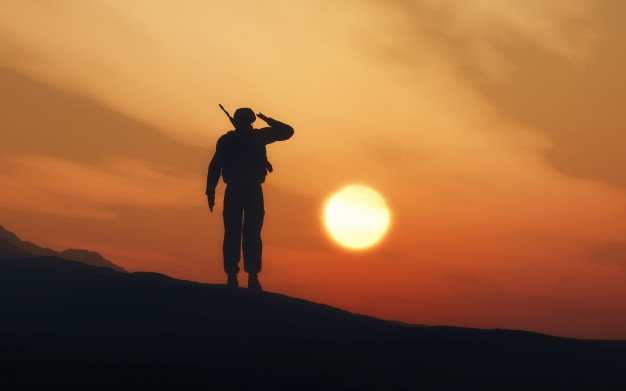 soldier-guarding