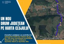 Un nou sector de drum comunal din județul Cluj trece în administrarea Consiliului Județean