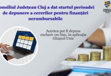 S-a dat startul pentru depunerea cererilor de finanțare neramburasabilă de la CJ Cluj