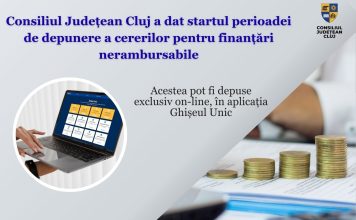 S-a dat startul pentru depunerea cererilor de finanțare neramburasabilă de la CJ Cluj