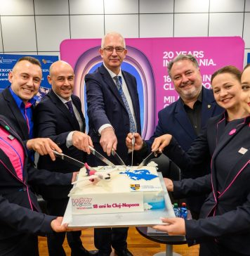 Wizz Air sărbătorește a 18-a aniversare a bazei de pe Aeroportul Internațional din Cluj