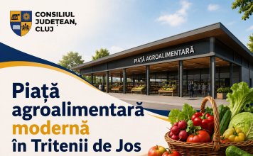 Piață agroalimentară modernă în Tritenii de Jos