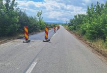 Lucrări de întreținere pe drumul județean DJ 107F Luncani – limită cu județul Alba