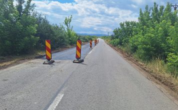 Lucrări de întreținere pe drumul județean DJ 107F Luncani – limită cu județul Alba