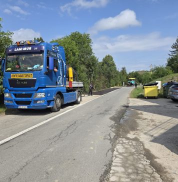 Lucrări pe drumul Săcălaia – Jucu de Sus