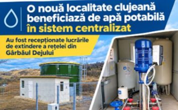 Peste 6,3 milioane de lei pentru extinderea rețelei de apă din comuna Cășeiu: Satul Gârbăul Dejului a fost racordat la sistemul centralizat