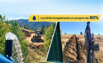 Soluție durabilă împotriva secetei la Rîșca: Proiectul de îmbunătățire a rețelei de apă a ajuns la un progres de 80%